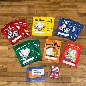 Abeka Basic Phonics Readers, My Blend & Word Book, Basic Phonics CD, plus